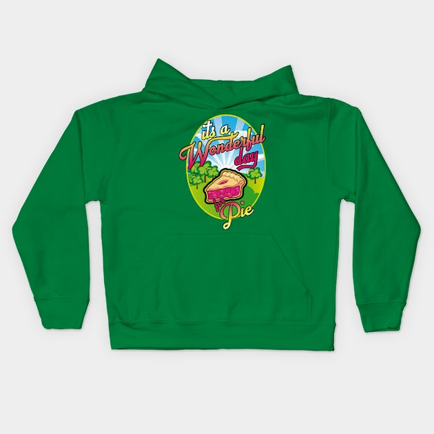 wonderful day for pie Kids Hoodie by BOEC Gear